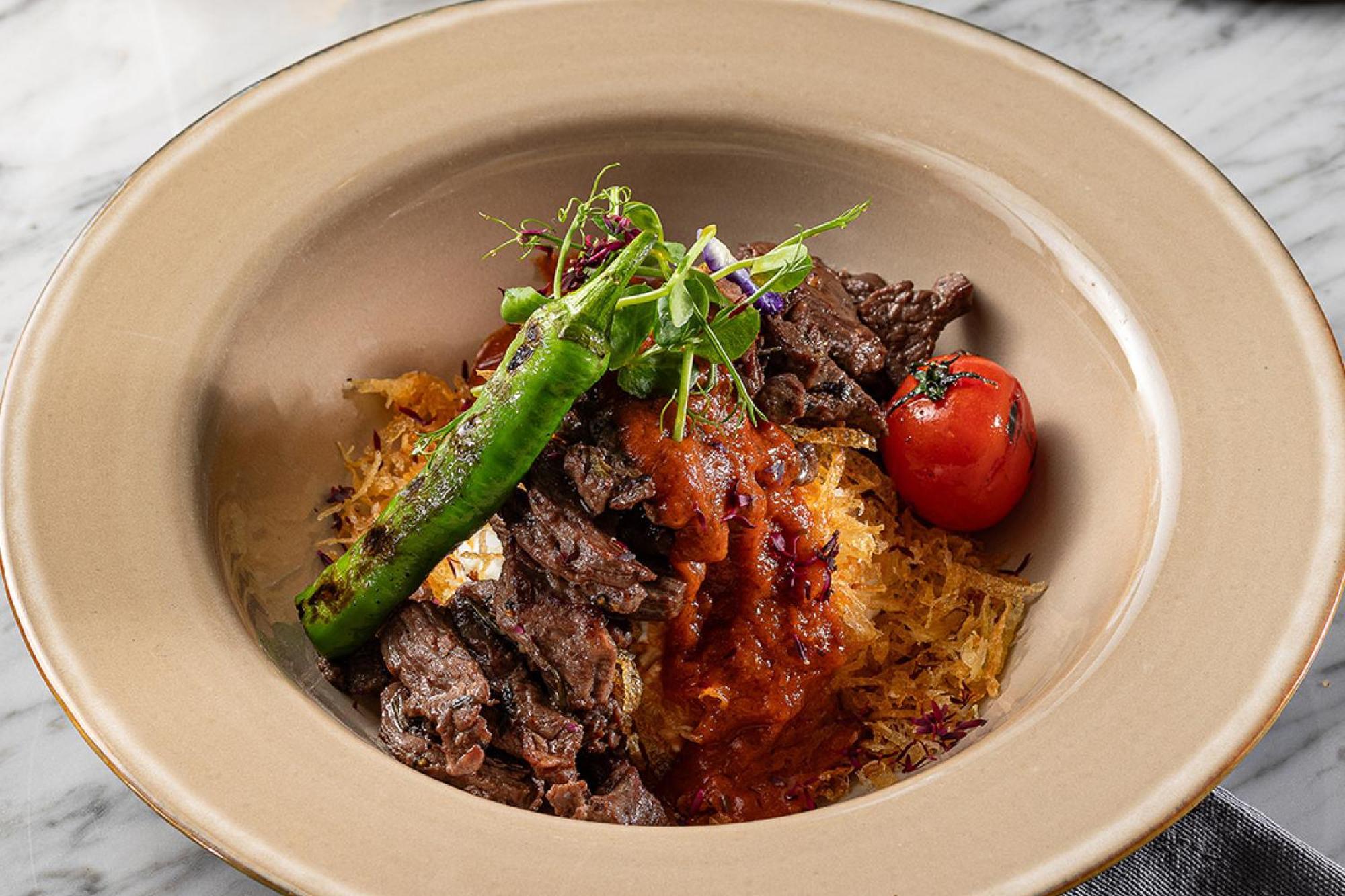 איסטמבול Stayso The House Hotel מראה חיצוני תמונה A plate of bistek